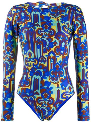 La Doublej Longsleeved Surf Suit - Blue