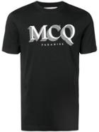Mcq Alexander Mcqueen Paradise Logo T-shirt - Black