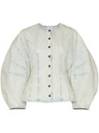 Givenchy Cocoon-sleeve Denim Jacket - Blue