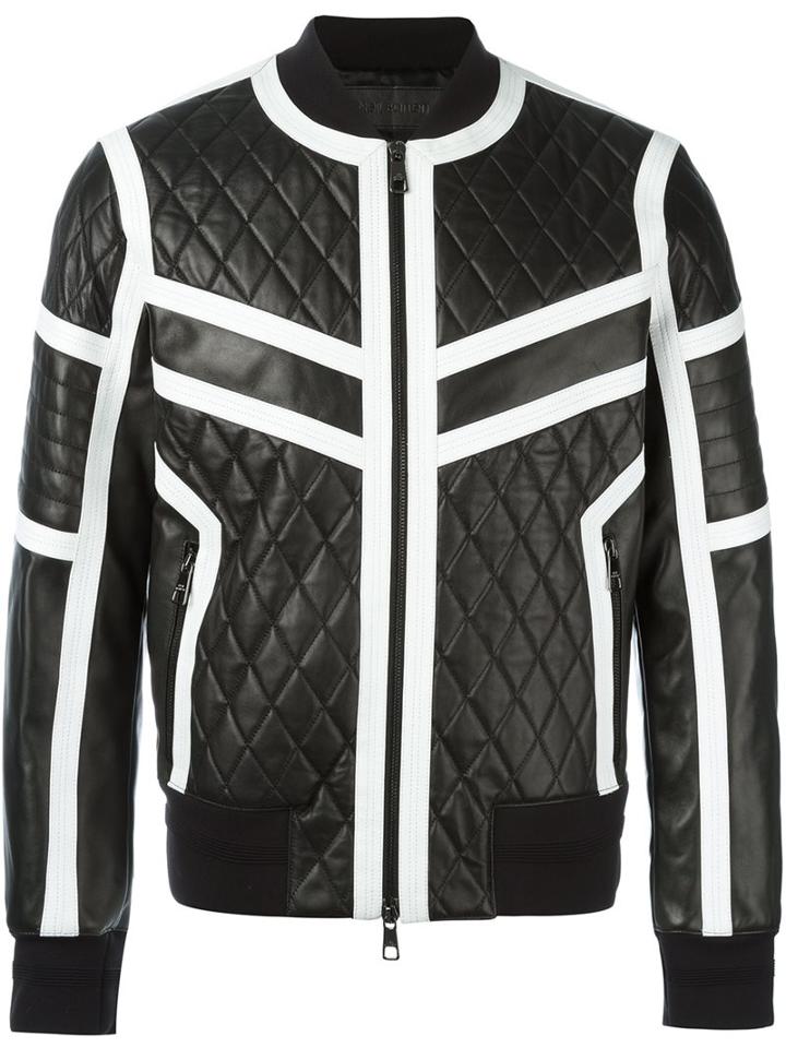 Neil Barrett Quilted Leather Jacket