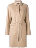 Loro Piana - Winter Landford Coat - Women - Cashmere/polyester/lamb Skin/goat Suede - 40, Nude/neutrals, Cashmere/polyester/lamb Skin/goat Suede