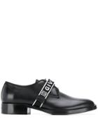 Givenchy Logo Strap Derby Shoes - Black