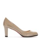 Zeferino Patent Leather Pumps - Brown