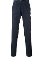 Z Zegna Tapered Denim Trousers, Men's, Size: 48, Blue, Cotton/spandex/elastane