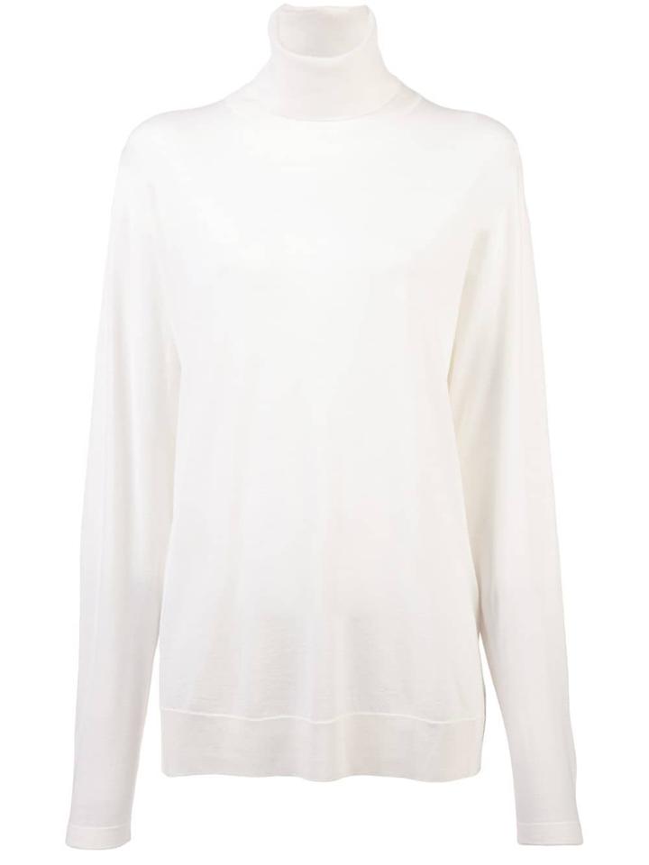The Row Loose Fitted Sweater - White
