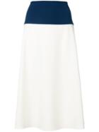 Tory Burch Panel Full Skirt - White