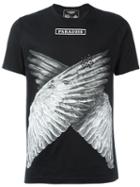 Dom Rebel Wings Print T-shirt, Men's, Size: Medium, Black, Cotton