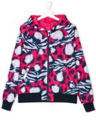 Kenzo Kids Tiger Print Reversible Jacket - Pink & Purple