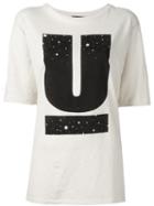 Undercover Logo Print T-shirt, Women's, Nude/neutrals, Cotton