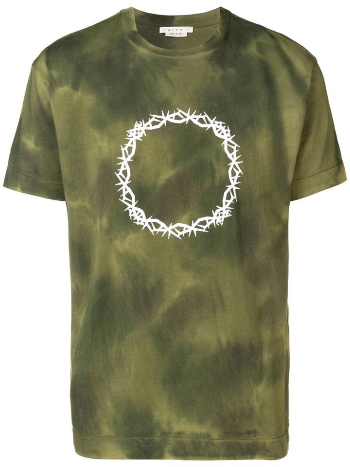 Alyx Tie-dye Print T-shirt - Green