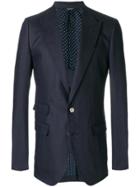 Dolce & Gabbana Multi-pocket Tailored Jacket - Blue