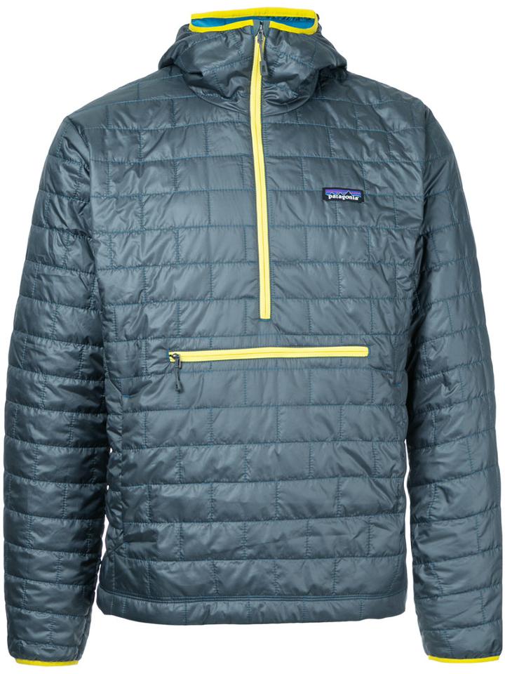 Patagonia - Padded Hooded Coat - Men - Polyester - M, Green, Polyester
