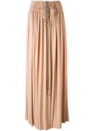 Lanvin Drawstring Maxi Skirt - Pink & Purple
