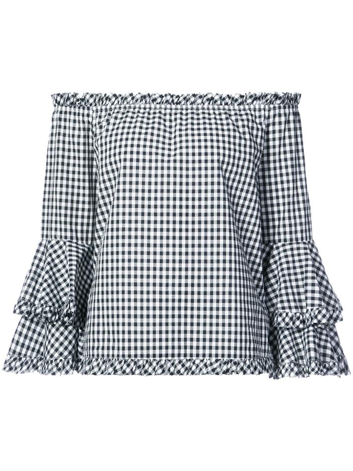 Nk Draped Details Blouse - Blue