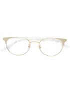 Gucci Eyewear Cat Eye Glasses - Metallic