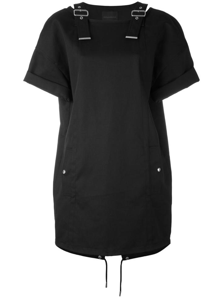Diesel Black Gold - Buckled Strap Dress - Women - Cotton - 44, Cotton