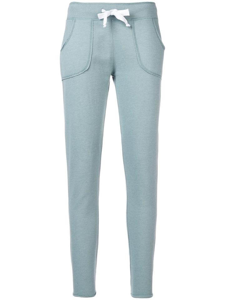 Juvia Skinny-fit Track Pants - Blue