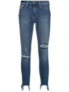 Frame Ripped Skinny Jeans - Blue