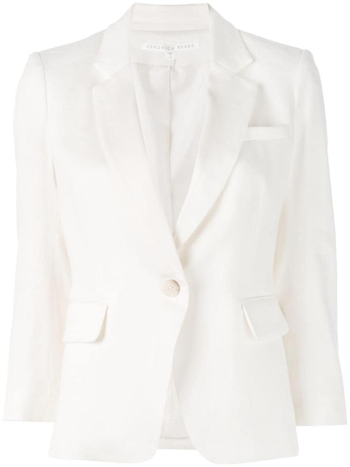 Veronica Beard Structured Blazer - White