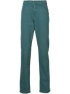 7 For All Mankind Slim-fit Jeans, Men's, Size: 29, Green, Cotton/polyester/spandex/elastane