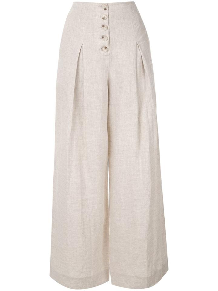 Suboo High-waisted Palazzo Pants - Neutrals