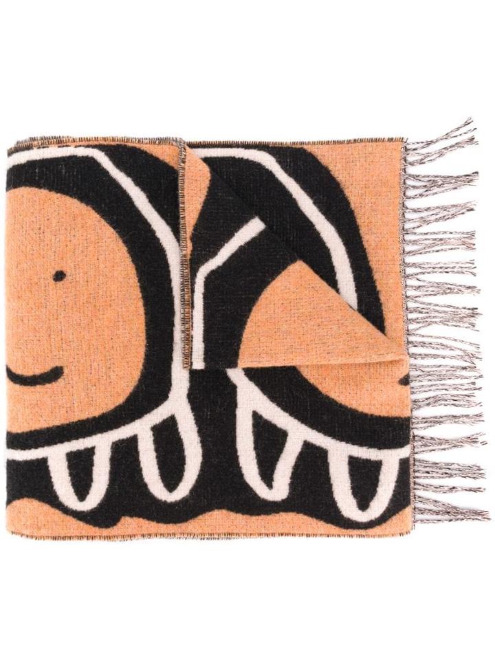Henrik Vibskov Sweet Potato Print Scarf - Orange