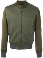 Lanvin Zip Up Jacket, Men's, Size: 46, Green, Cotton/polyamide/viscose/polyester