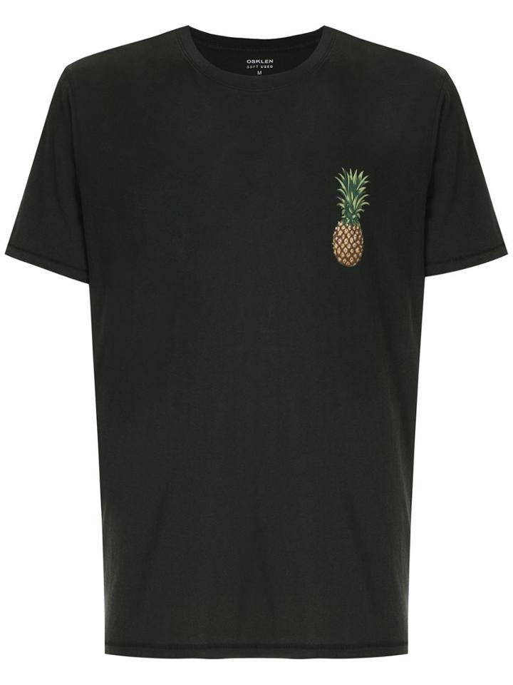 Osklen Soft Used Abacaxi Print T-shirt - Black