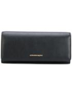 Alexander Mcqueen Slim Flap Wallet - Black