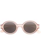 Mykita - Mykita X Maison Margiela 'dual' Sunglasses - Unisex - Acetate - One Size, Pink/purple, Acetate