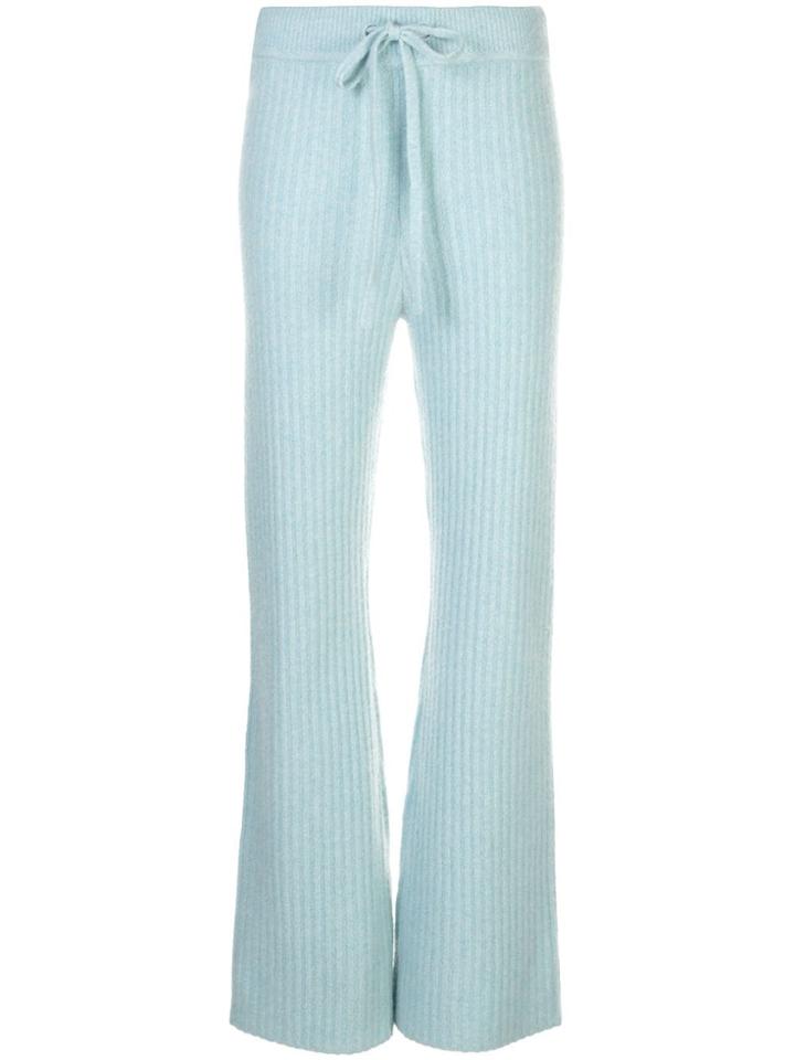 Opening Ceremony Drawstring Flared Trousers - Blue
