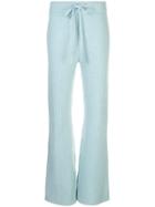 Opening Ceremony Drawstring Flared Trousers - Blue