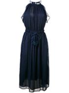 Michael Michael Kors - Tulle Layered Dress - Women - Polyester/viscose - S, Blue, Polyester/viscose