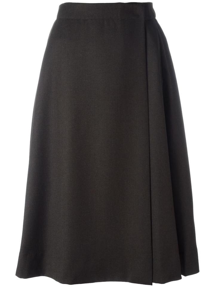 Each X Other Wrap Skirt, Women's, Size: Small, Brown, Acetate/viscose/polyester/wool