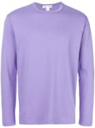 Comme Des Garçons Shirt Fitted Longsleeved T-shirt - Pink & Purple