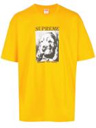 Supreme Print Detail T-shirt - Orange