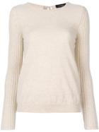 Cividini Crew Neck Sweater - White