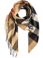 Burberry Check Wrap Scarf - Nude & Neutrals