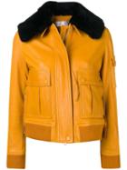 Victoria Victoria Beckham Detachable Collar Jacket - Yellow