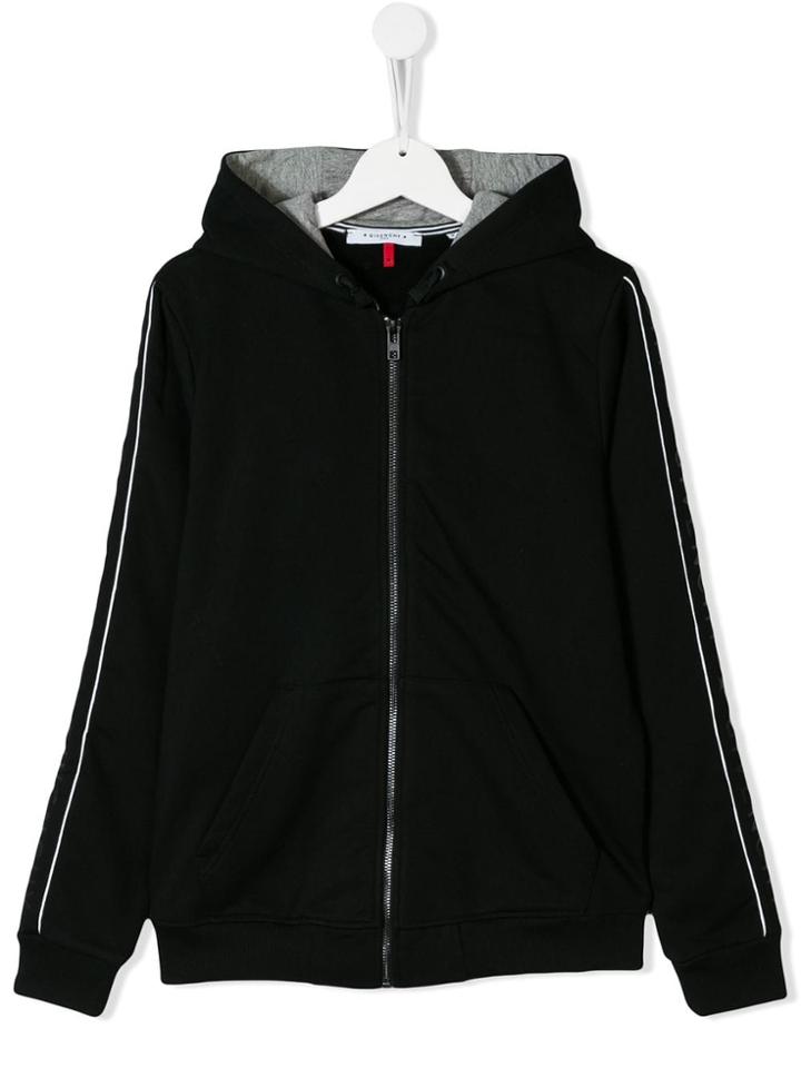 Givenchy Kids Teen Zip-up Hoodie - Black