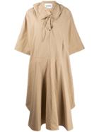 Jil Sander Oversized Dress - Brown
