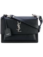 Monogram Shoulder Bag - Women - Goat Skin - One Size, Black, Goat Skin, Saint Laurent