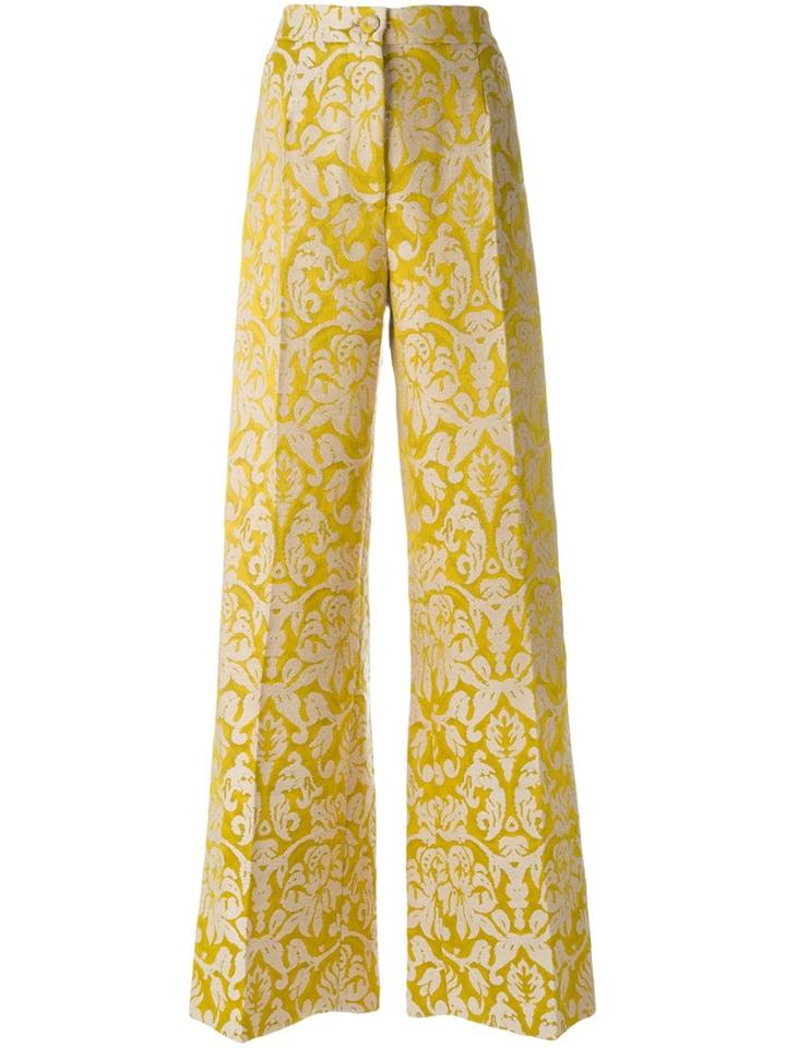 Erika Cavallini Jacquard Palazzo Pants