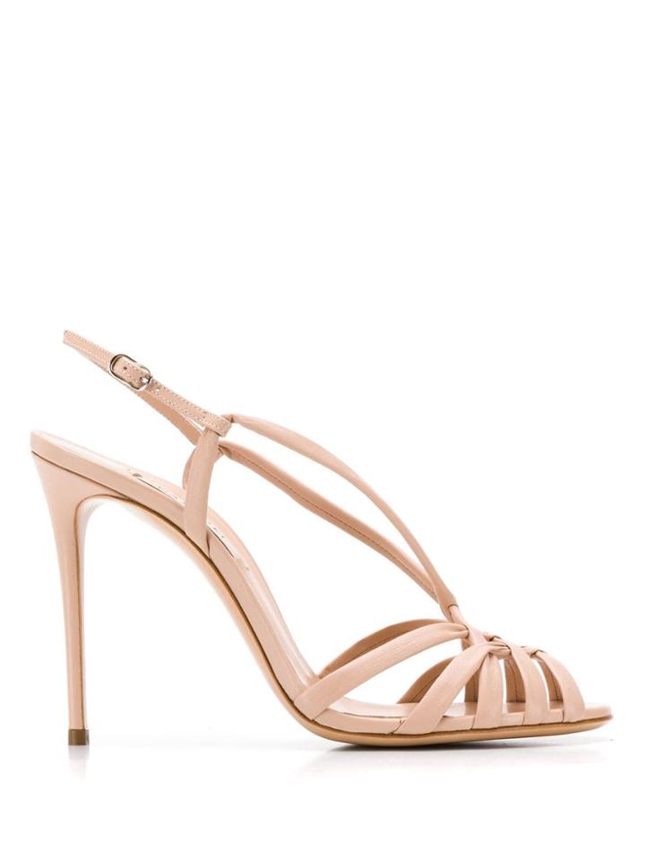 Casadei Strappy Stiletto Sandals - Pink