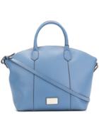 Emporio Armani Front Logo Tote Bag - Blue