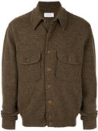 Lemaire Knitted Shirt Jacket - Brown