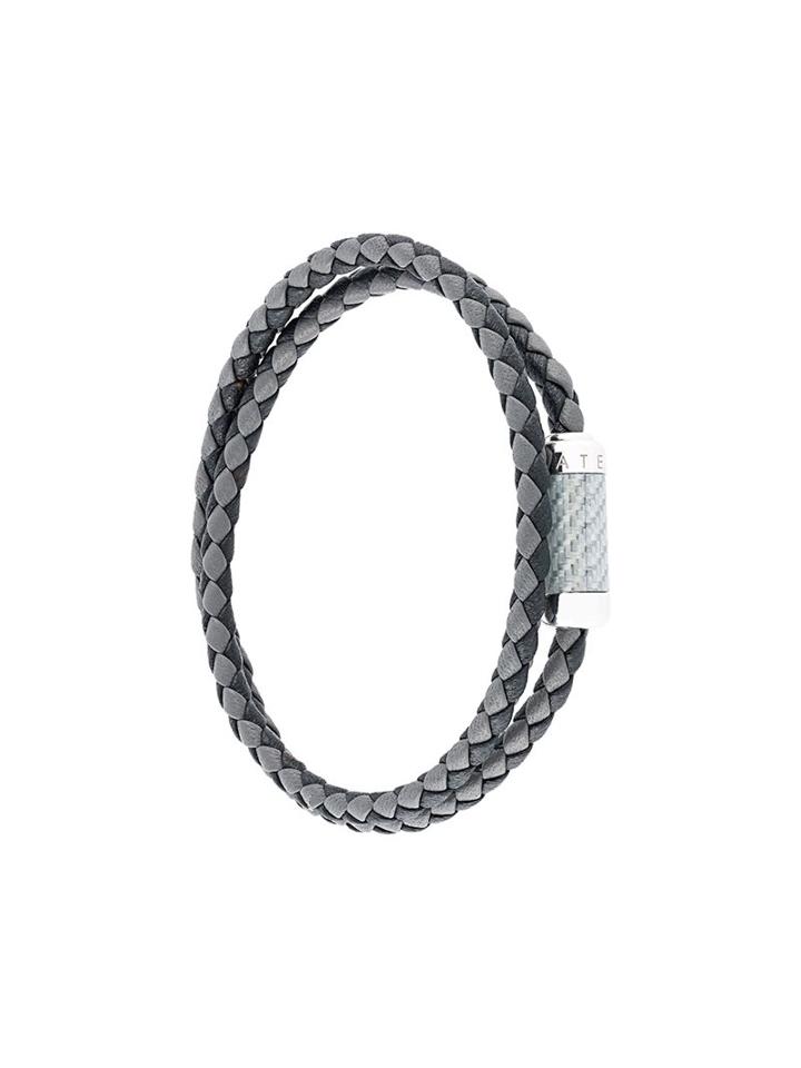 Tateossian Woven Bracelet, Men's, Grey