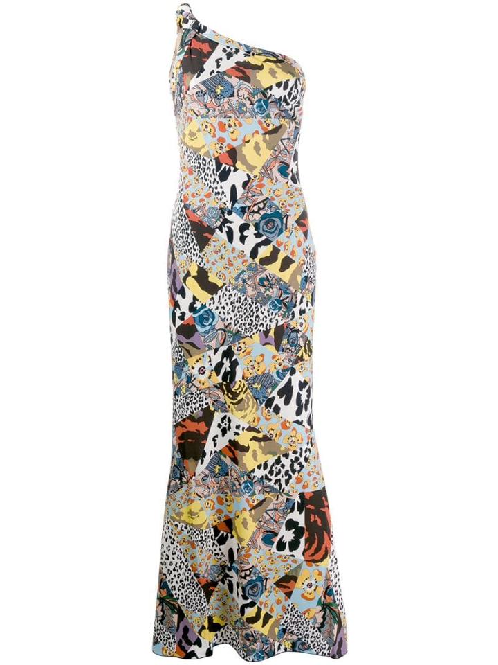 Missoni One Shoulder Dress - Neutrals