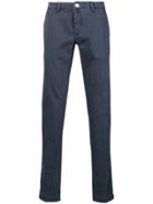 Jacob Cohen Bobby Straight Leg Trousers - Blue