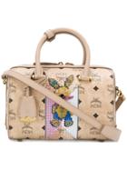 Mcm Rabbit Tote - Nude & Neutrals